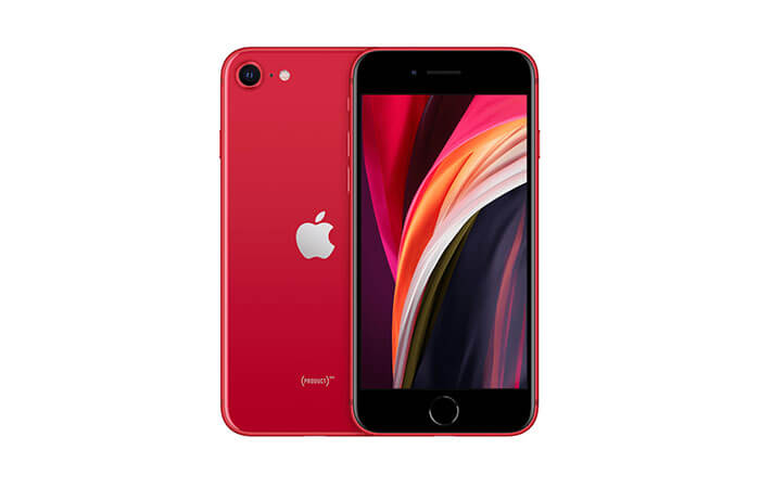 3 iPhone SE 2020 in Red