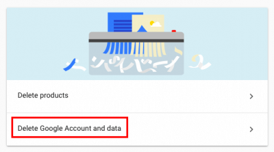 Delete Google Account
