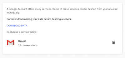 Gmail Backup Data