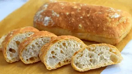 دستور تهیه نان چاباتا ؛ نان حجیم و خوشمزه ایتالیایی