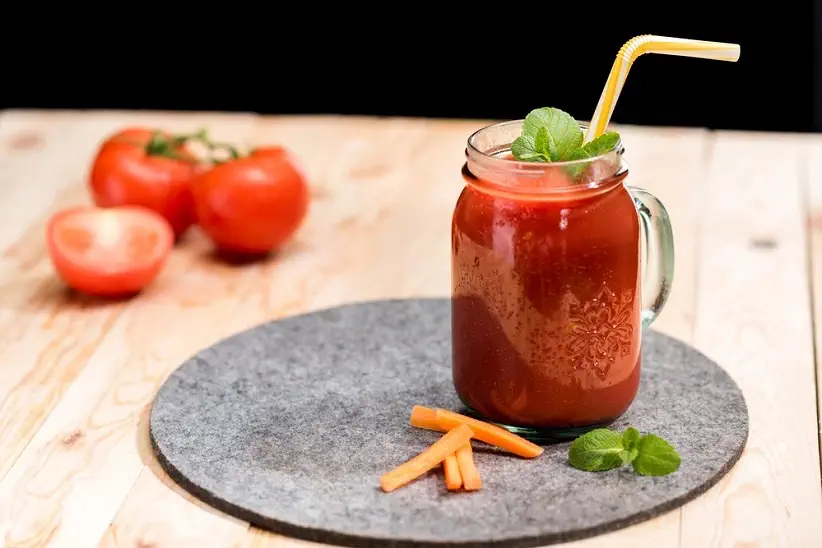 درباره خواص نوشیدنی گوجه فرنگی+روش تهیه