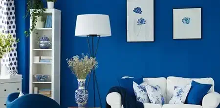 رنگ نیلی چیست و چگونه از آن در دکوراسیون خانه استفاده کنیم؟