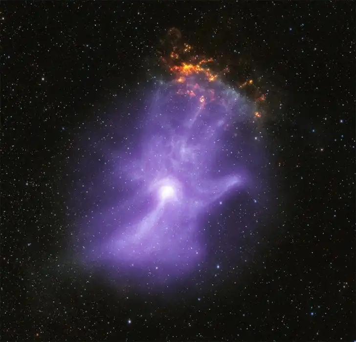 ناسا تصویر ستاره‌ای به شکل دست مرده را منتشر کرد؛ تصویری که هرگز مانند آن را ندیده‌اید!