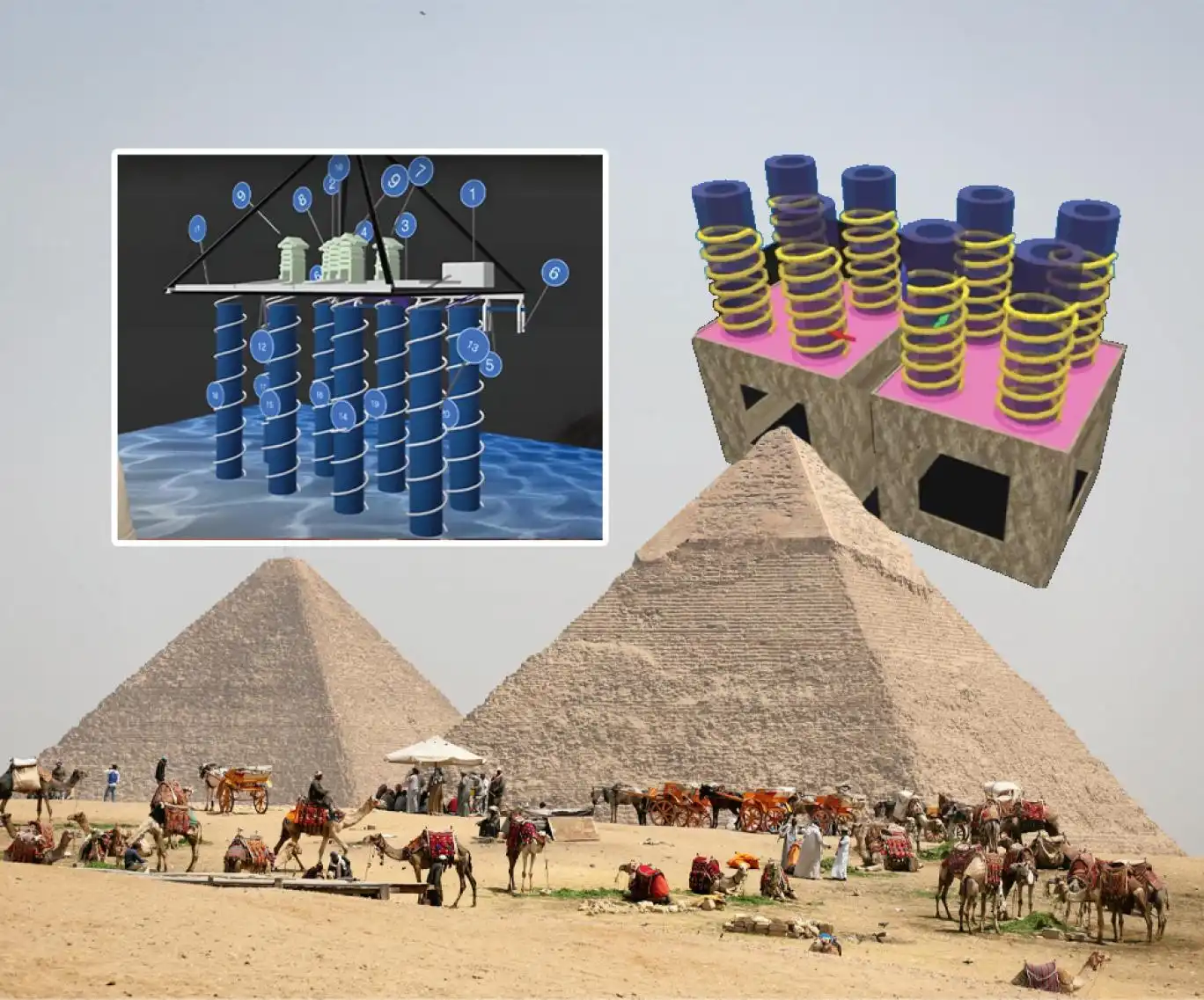 زیر اهرام مصر چه خبر است؟